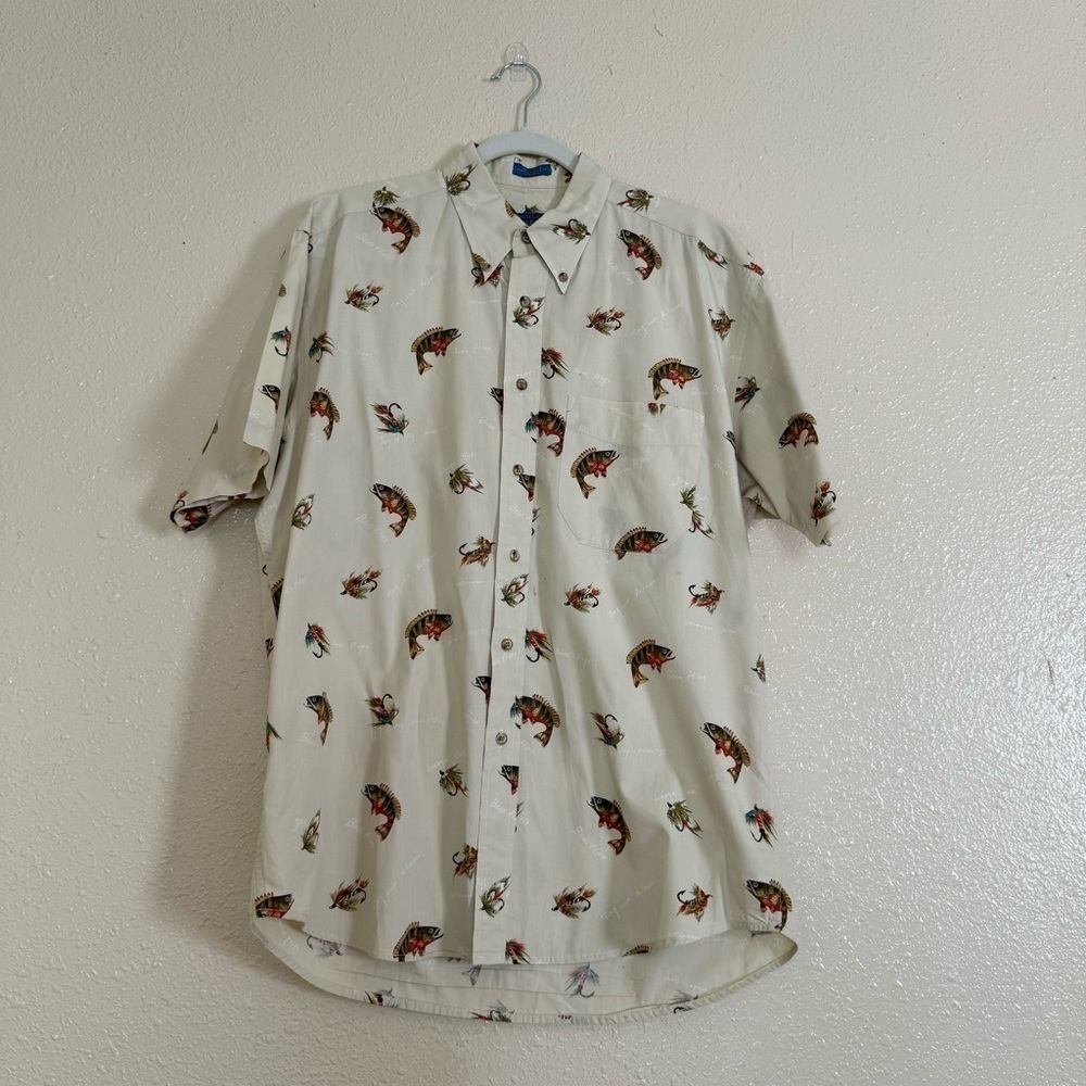 Pendleton Fish Bait Print Button Down Shirt
